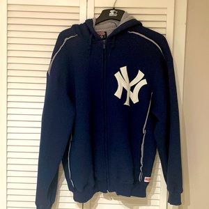 New York Yankee hoodie large full zip